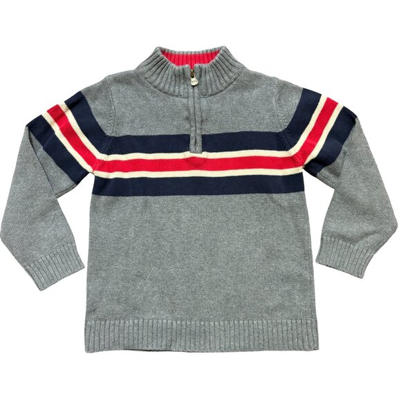 OSHKOSH B'GOSH All Cotton 1/4 Zip Pullover Sweater SZ 6 - Picture 6 of 6